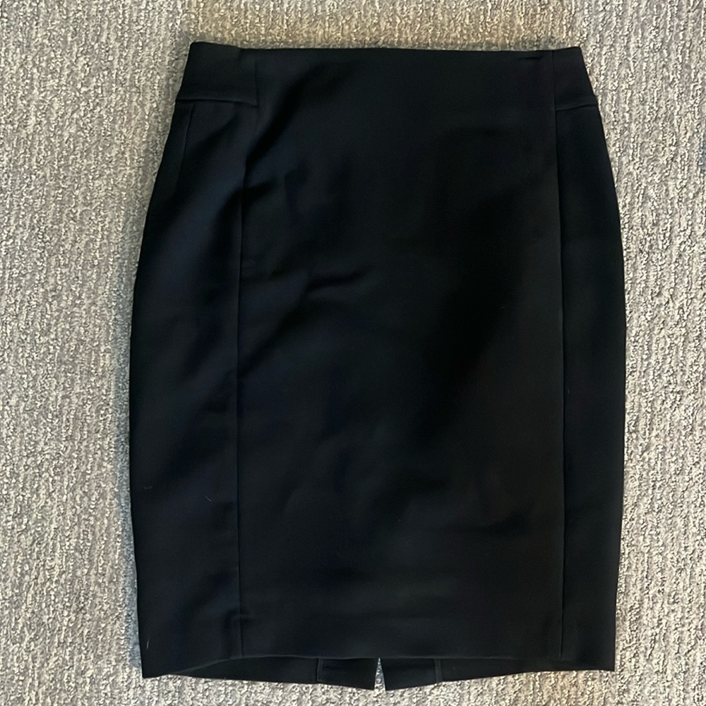Black pencil skirt